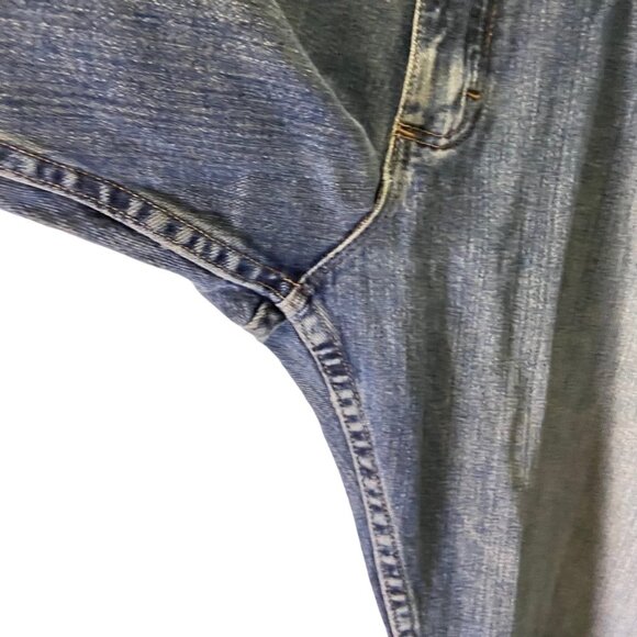 Wrangle Men Premium Denim Jeans Size 36 x 29 Relaxed Straight Blue Small Flaw - Picture 4 of 9
